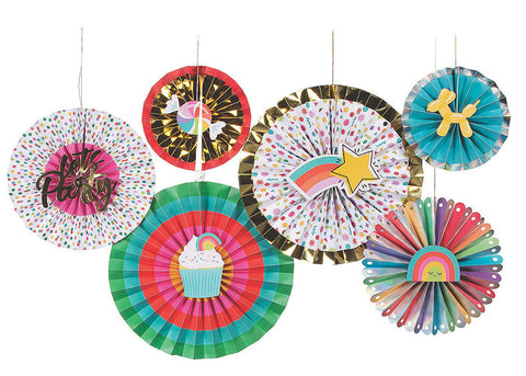 Confetti Party Hanging Fans