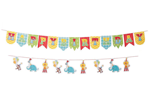 Circus Birthday Party Garland