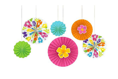 Luau Hanging Fans