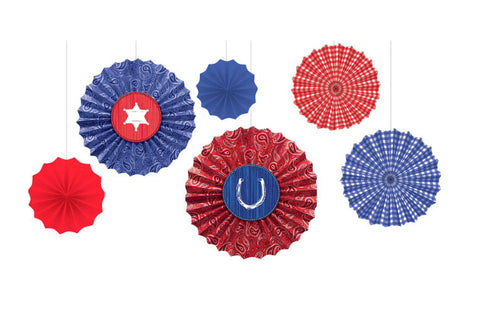 Western Bandana Hanging Fans