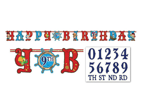 Jake and the Neverland Pirates Add-an-Age Jointed Banner