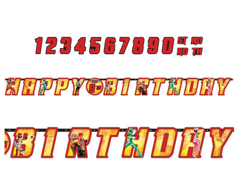 Power Rangers Dino Charge Add-an-Age Jointed Banner