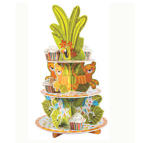 Jungle Animals Cupcake Stand