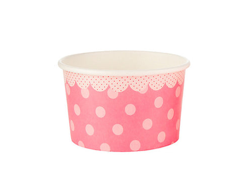 Pink Scalloped treat cups