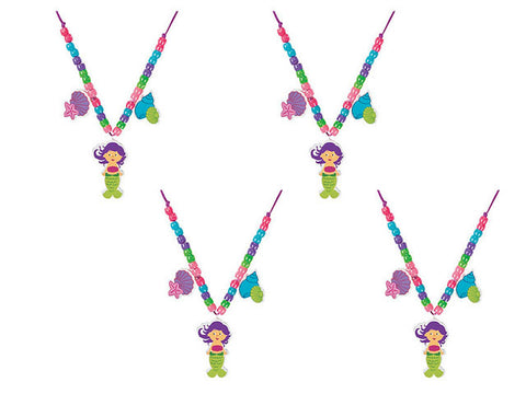 Mermaid Friends Necklace Craft Kit (4 ct)
