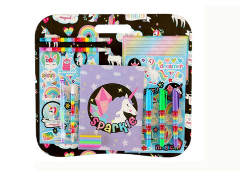 Unicorn Lap Desk Stationery Set