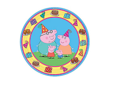 Peppa Pig 7-inch paper plates (8 ct)