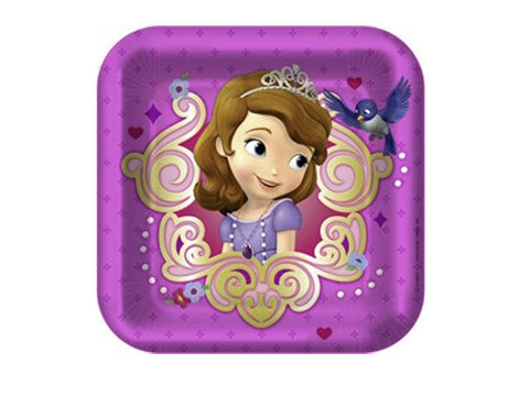 Sofia the First 7-inch paper plates (8 ct)