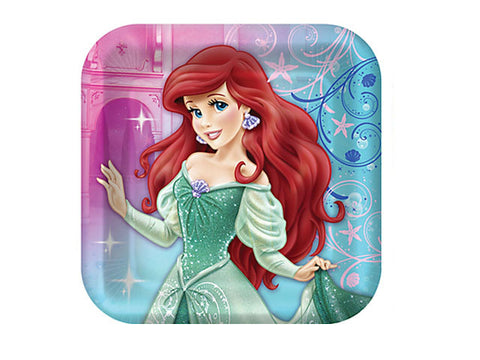 Ariel The Little Mermaid 7-inch paper plates (8 ct)