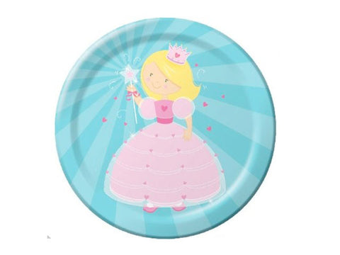Fairytale Princess 9-inch paper plates (8 ct)