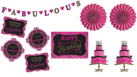 Fabulous Birthday Room Decorating Kit