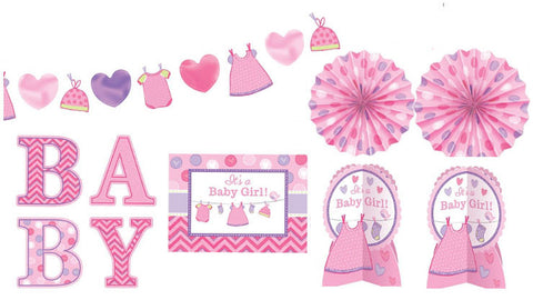 It's a Girl Baby Shower Decorating Kit