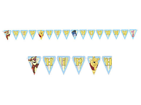 Pooh and Pals Plastic Banner