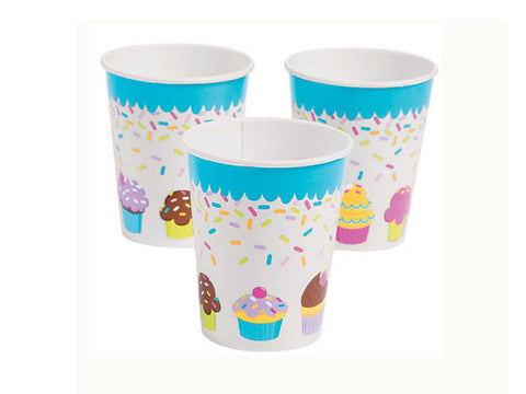 Cupcake Party Paper Cups (8 ct)