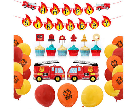 Firefighter Birthday Decorating Kit