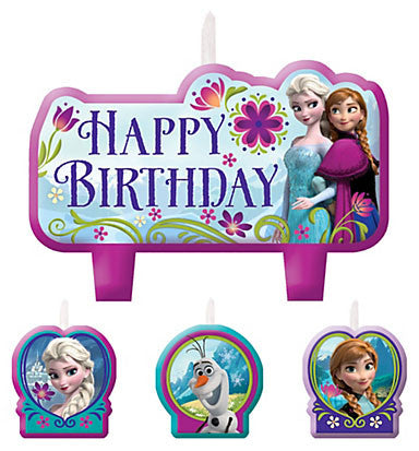 Frozen Birthday Candle
