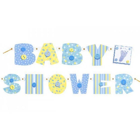 Boy Baby Shower Jointed Banner