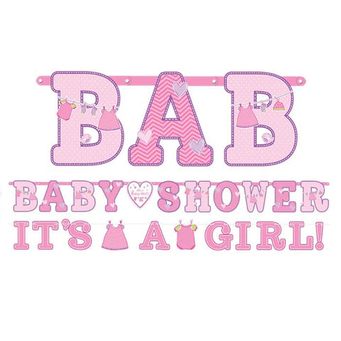 It's a Girl Baby Shower Jumbo Banner