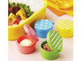 Dot and Border Condiment Cups