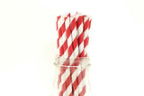 Paper Straws - Stripes - 25 ct - (click for more colors)