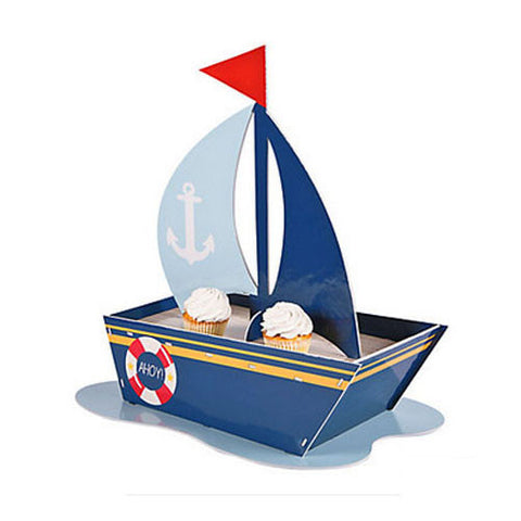 Nautical Sail Boat Cupcake Stand