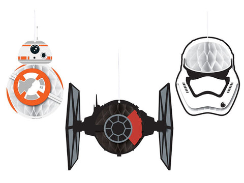 Star Wars Hanging Honeycomb Decorations
