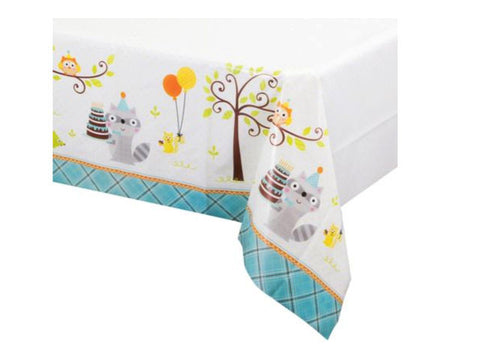 Woodland Birthday Table Cover