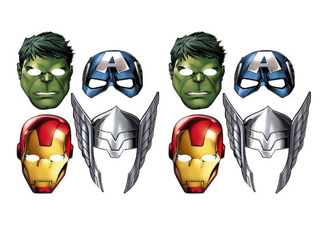 Avengers party masks