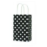 Polka Dot paper bags - 10 ct - with handles (click for more colors)