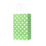 Polka Dot paper bags - 10 ct - with handles (click for more colors)