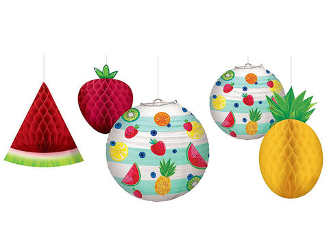 Hello Summer Fruits Hanging Decorations