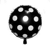 Polka Dot Round Foil Balloon - 18 inches (click for more colors)