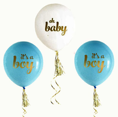 Oh Baby It's a Boy Latex Balloons