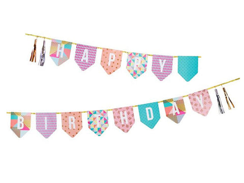 Party Time Birthday Banner