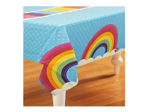 Rainbow Wishes Table Cover