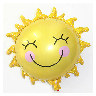 Smiley Sun Foil Balloon