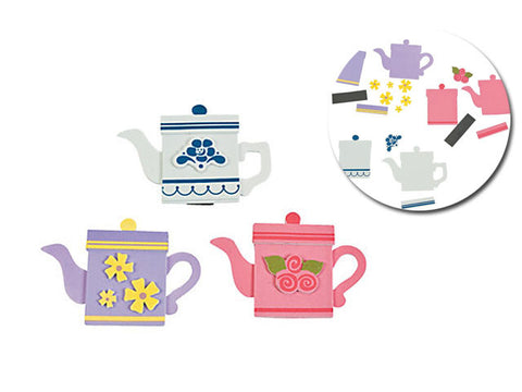 Teapot Magnet Craft Kit (4 ct)