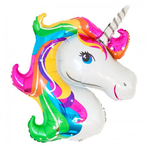 Rainbow Unicorn Foil Balloon